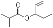 CAS # 945529-33-9, 1-Penten-3-ol isobutyrate, 2-Methylpropanoic acid 1-ethyl-2-propen-1-yl ester