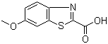 structure of CAS# 946-13-4, 6-甲氧基-2-苯并噻唑羧酸