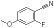 CAS # 94610-82-9, 2-Fluoro-4-methoxybenzonitrile, 3-Fluoro-4-cyanoanisole