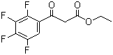 structure of CAS# 94695-50-8, 2,3,4,5-四氟苯甲酰乙酸乙酯