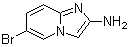 structure of CAS# 947248-52-4, 6-溴咪唑并[1,2-a]吡啶-2-胺