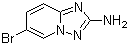 structure of CAS# 947248-68-2, 6-Bromo-[1,2,4]triazolo[1,5-a]pyridin-2-amine