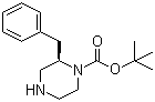 structure of CAS# 947684-78-8, (2R)-2-(苯甲基)-1-哌嗪甲酸叔丁酯