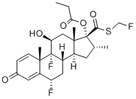 structure of CAS# 948566-12-9, Fluticasone Impurity B