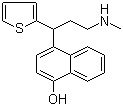 CAS 登录号：949095-98-1, 4-[3-(甲基氨基)-1-(2-噻吩基)丙基]-1-萘酚