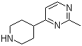 2-Methyl-4-(piperidin-4-yl)pyrimidine molecular structure (CAS 949100-33-8)