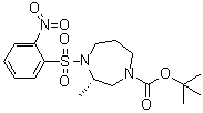 CAS 登录号：949109-36-8, (3S)-六氢-3-甲基-4-[(2-硝基苯基)磺酰基]-1H-1,4-二氮杂卓-1-羧酸 1,1-二甲基乙基酯