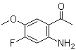 1-(2-Amino-4-fluoro-5-methoxyphenyl)ethanone molecular structure (CAS 949159-97-1)