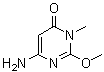 CAS # 94940-32-6, 6-Amino-2-methoxy-3-methyl-4(3H)-pyrimidinone, 4-Amino-2-methoxy-1-methyl-6-oxo-1,6-dihydropyrimidine