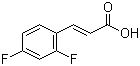 CAS # 94977-52-3, 2,4-Difluorocinnamic acid, trans-2,4-Difluorocinnamic acid