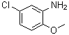 5-Chloro-2-methoxybenzenamine molecular structure (CAS 95-03-4)
