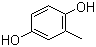 CAS # 95-71-6 (96937-50-7), 2-Methylhydroquinone, 2,5-Dihydroxytoluene, 2-Methyl-1,4-benzenediol, Toluhydroquinone, THQ