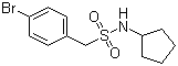 CAS # 950256-12-9, 1-(4-Bromophenyl)-N-cyclopentylmethanesulfonamide
