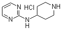 structure of CAS# 950649-10-2, N-4-哌啶基-2-嘧啶胺盐酸盐
