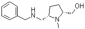 CAS # 950916-49-1, rel-(2R,5S)-1-Methyl-5-[[(phenylmethyl)amino]methyl]-2-pyrrolidinemethanol