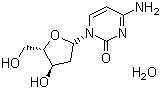 structure of CAS# 951-77-9, 2'-Deoxycytidine monohydrate
