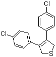 CAS # 951384-58-0, 3,4-Bis(4-chlorophenyl)-2,5-dihydrothiophene