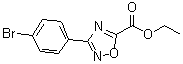 CAS # 951626-15-6, Ethyl 3-(4-bromophenyl)-1,2,4-oxadiazole-5-carboxylate