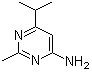 structure of CAS# 95206-97-6, 2-甲基-6-(1-甲基乙基)-4-嘧啶胺