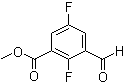 structure of CAS# 952480-00-1, 2,5-二氟-3-甲酰基苯甲酸甲酯