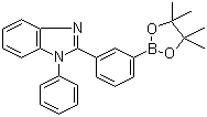 structure of CAS# 952514-86-2, 3-(1-Phenyl-1H-benzimidazole-2-yl)phenylboronic acid pinacol ester