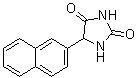 structure of CAS# 95361-30-1, 5-(2-Naphthalenyl)-2,4-imidazolidinedione