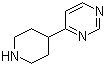 structure of CAS# 954220-47-4, 4-(哌啶-4-基)嘧啶