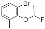 structure of CAS# 954236-08-9, 1-溴-2-(二氟甲氧基)-3-甲基苯