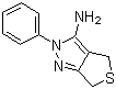 CAS # 95469-88-8, 2-Phenyl-2,6-dihydro-4H-thieno[3,4-c]pyrazol-3-ylamine