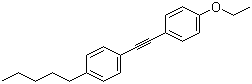 1-(4-Ethoxyphenyl)ethynyl-4-n-pentylbenzene molecular structure (CAS 95480-29-8)