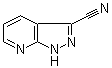 structure of CAS# 956010-88-1, 1H-Pyrazolo[3,4-b]pyridine-3-carbonitrile