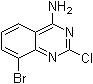8-Bromo-2-chloroquinazolin-4-amine molecular structure (CAS 956100-62-2)