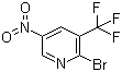 structure of CAS# 956104-42-0, 2-溴-5-硝基-3-(三氟甲基)吡啶