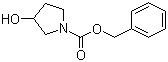 N-Cbz-3-hydroxypyrrolidine molecular structure (CAS 95656-88-5)
