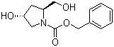 structure of CAS# 95687-41-5, Cbz-反式-4-羟基-L-脯氨醇