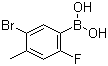 structure of CAS# 957061-14-2, 5-溴-2-氟-4-甲基苯硼酸