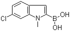 CAS # 957066-11-4, 6-Chloro-1-methylindole-2-boronic acid