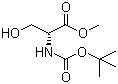 CAS # 95715-85-8, Boc-D-Serine methyl ester, tert-Butyl [(R)-1-(methoxycarbonyl)-2-hydroxyethyl]carbamate
