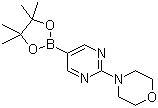 structure of CAS# 957198-30-0, 2-(4-吗啉基)嘧啶-5-硼酸频哪醇酯