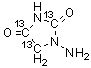 CAS # 957509-31-8, 1-Amino-2,4-imidazolidinedione-<sup>13</sup>C<sub>3</sub>