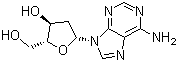 structure of CAS# 958-09-8, 2'-脱氧腺苷