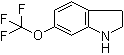 structure of CAS# 959235-95-1, 2,3-Dihydro-6-(trifluoromethoxy)-1H-indole