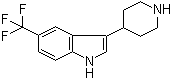 structure of CAS# 959236-45-4, 3-(4-哌啶基)-5-(三氟甲基)-1H-吲哚