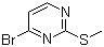 structure of CAS# 959236-97-6, 4-溴-2-甲硫基嘧啶