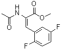 CAS # 959246-87-8, 2-(Acetylamino)-3-(2,5-difluorophenyl)-2-propenoic acid methyl ester