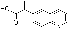 structure of CAS# 959585-30-9, 2-(Quinolin-6-yl)propanoic acid