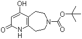 CAS # 959636-64-7, 1,2,5,6,8,9-Hexahydro-4-hydroxy-2-oxo-7H-pyrido[2,3-d]azepine-7-carboxylic acid tert-butyl ester