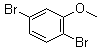 structure of CAS# 95970-08-4, 2,5-二溴苯甲醚