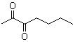 CAS # 96-04-8, 2,3-Heptanedione, Valerylacetyl, Acetylvaleryl, NSC 31668
