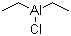Diethylaluminum chloride molecular structure (CAS 96-10-6)